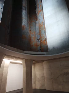 Innenansicht des Museums Küppersmühle in Duisburg während der Museumsfahrt des Kunstvereins Bad Hersfeld